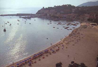 Vista parziale della spiaggia