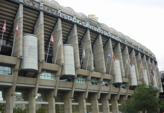 Santiago Bernabeu Football stadium Madrid  