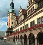 leipzig altes rathaus auf dem leipziger marktplatz
