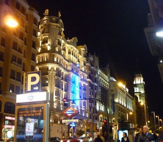 Calle Gran Via  Madrid  