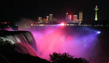 niagara falls at night niagara falls at night