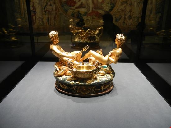 Vienna - Museo d'arte Kunsthistorisches Saliera di Benvenuto Cellini  