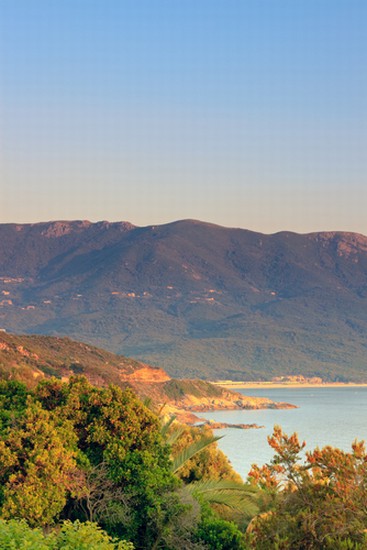 The bay of Tiuccia at sunset