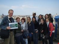 budapest walking tour group photo