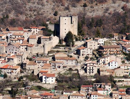Pereto vista dall'alto