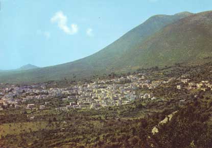 Panorama con il Monte Gennaro m. 1271