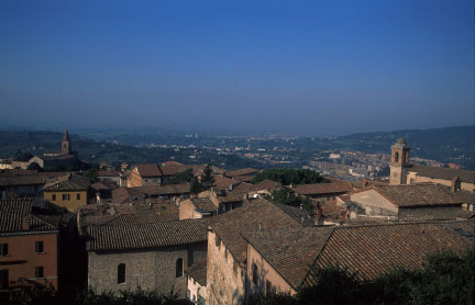 Sui tetti di Perugia