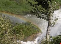 Cascata delle marmore con arcobaleno...
