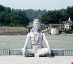 Shiva, Hindu idol on the Ganges Shiva, Hindu idol on the Ganges