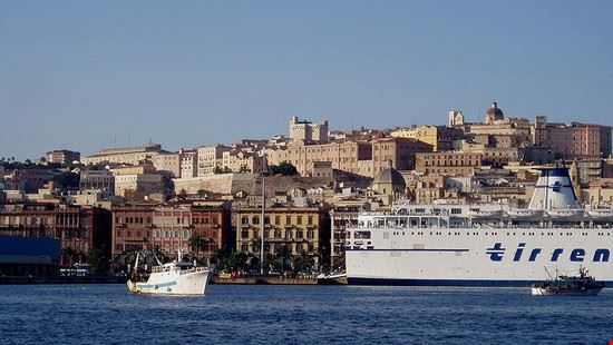  Take a ferry to Cagliari, and arrive in the city center!  