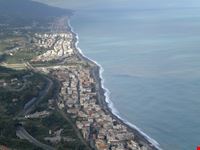 Panorama di Sant'Alessio, Santa Teresa e Furci Siculo da via Palmentello
