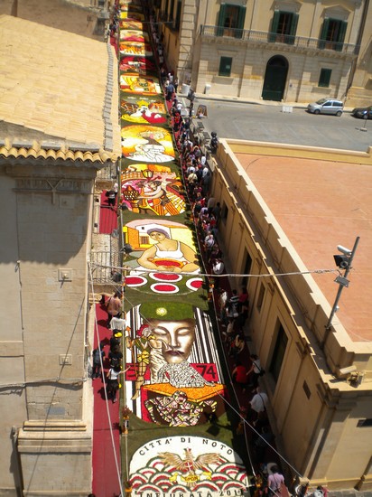 Panorama dal Campanile di S. Carlo di via Nicolaci