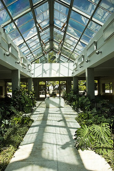 All'interno del Mausoleo di Tito a Belgrado