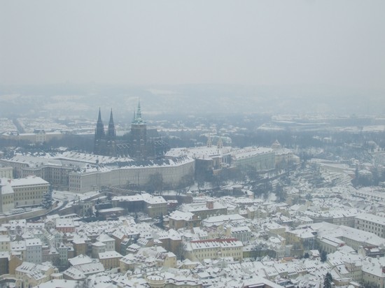 Praga innevata