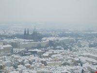 Praga innevata