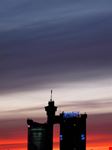 belgrad genex-turm bei nacht
