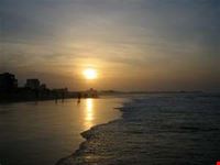 dakar plage de yoff at sunset dakar