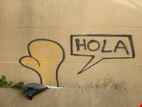 palma de mallorca hola-graffiti in palma
