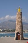 marbella leuchtturm in puerto banus marbella
