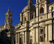 Facciata della Chiesa di S. Agnese in Agone a Roma