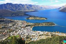 queenstown panoramablick auf queenstown