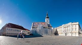zagreb fischaugenaufnahme vom markusplatz