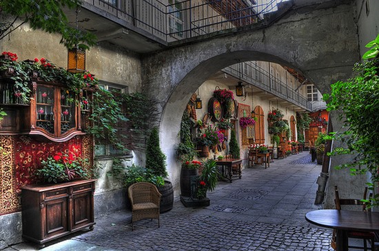 Un vicoletto del quartiere ebraico Kazimierz