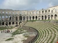 pula amphitheater in pula