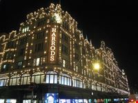 londres fachada de harrods