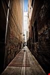 melbourne gassen in der hauptstadt victorias