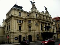 prague the vinohrady theatrevinohradske divadlo