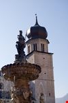 trento neptunbrunnen und kathedrale san virgilio