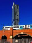 manchester tram in manchester