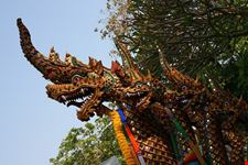 chiang mai naga neben der treppe wat prathat doi suthep
