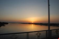 un tramonto sul nilo luxor