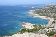 Vista panoramica della costa ovest de La Maddalena