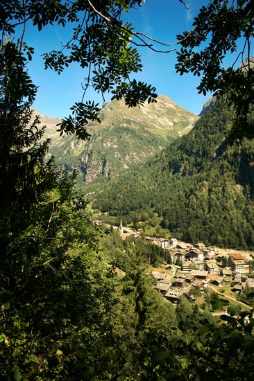 Alagna dall'alto