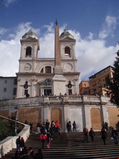 Chiesa di Trinità dei Monti Scalinata per Trinità dei Monti  