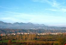 Vista del Biellese dalla Torre del Ricetto