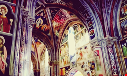 Interno basilica santa Caterina d'Alessandria galatina puglia