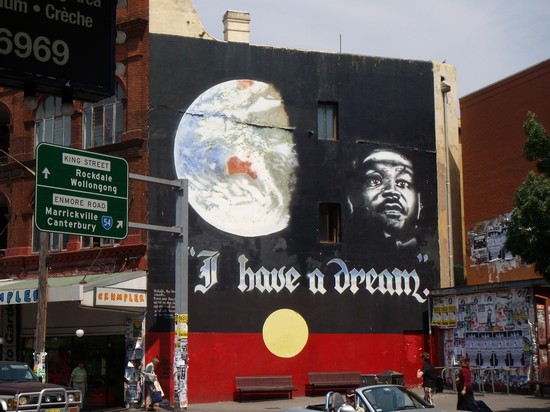 per le strade della citta.."I have a dream"...