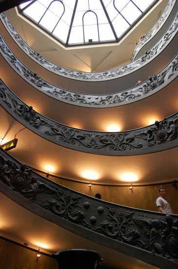 Musei Vaticani - Scala d'ingresso