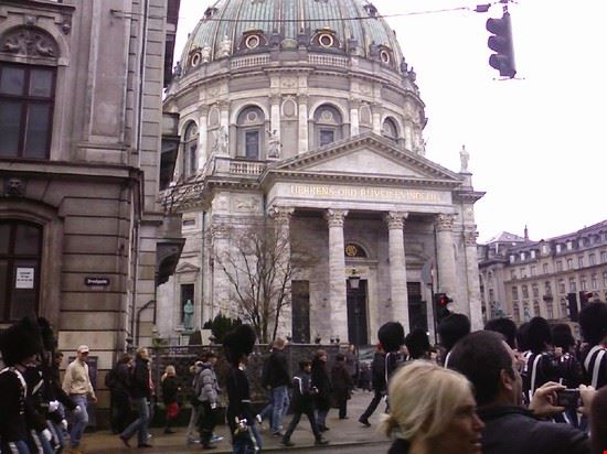 Cambio della guardia al Palazzo Reale Copenaghen  