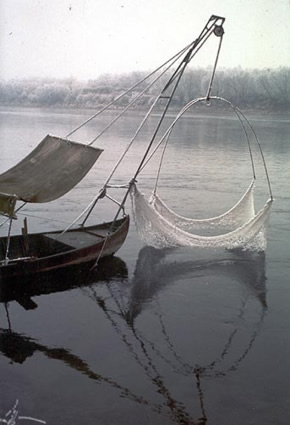 Reti nel fiume Po