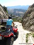 Quadding on the rocks