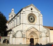 L'ingresso dell'Abbazia di Fossanova