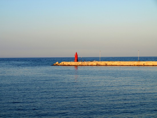 Rosso on the sea