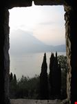 vista del lago dal Castello di Vezio