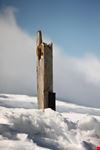Staccionata nella neve