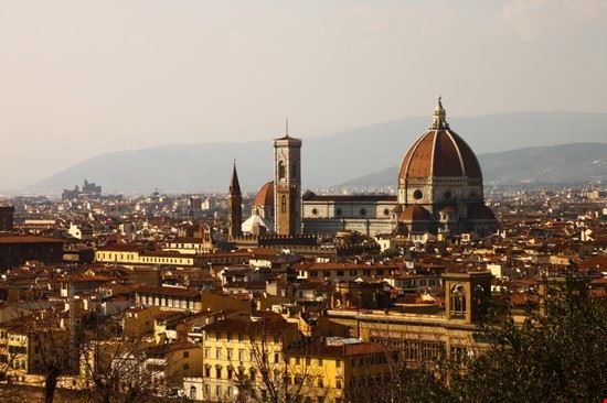 L’Oltrarno e il belvedere Vista da San Miniato  